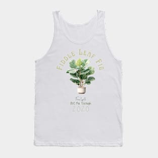 Fiddle Leaf Fig, Botanical Illustration T-Shirt | Plant Lover Tee Tank Top